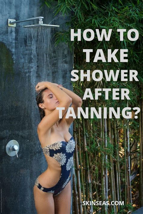 how long after tanning can i shower